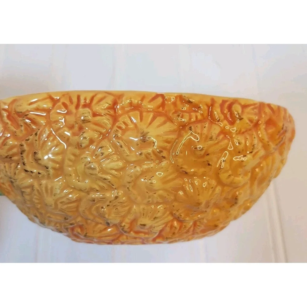 Vintage Pineapple Ceramic Serving Dish Bowl  By Home Farmhouse Cottage MCM Decor